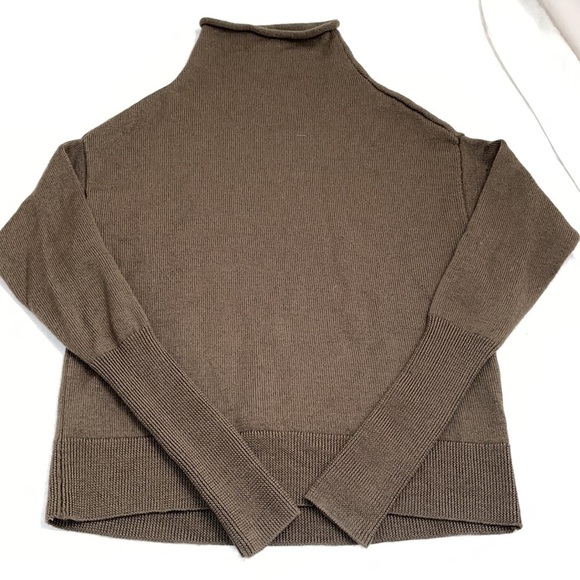 Aritzia Wilfred Cyprie turtleneck sweater in Heather Bristle XXS - Picture 5 of 12
